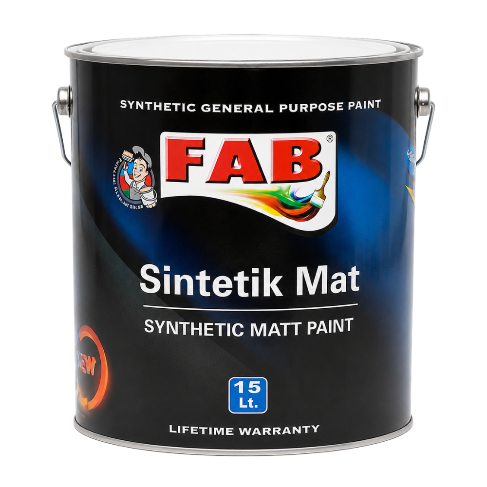 FAB SİNTETİK MAT BOYA 15 L