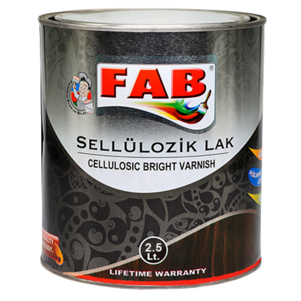 FAB SELLÜLOZİK PARLAQ VERNİK 2,5 L