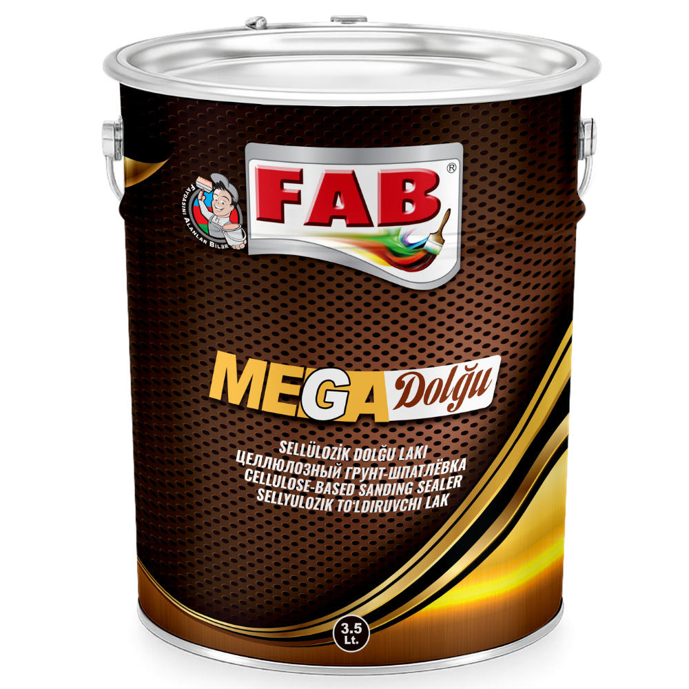 MEGA SELLÜLOZİK DOLGU VERNİK 3,5 L