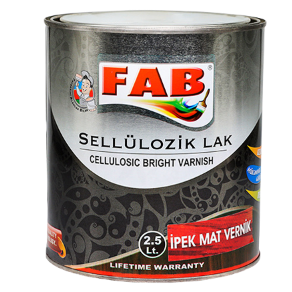 FAB SELLÜLOZİK İPƏK MAT VERNİK 2,5 L