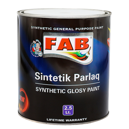 FAB Sintetik parlaq boya 2,5 L