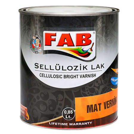 FAB Sellülozik Mat Lak 0,85 L