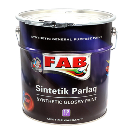 FAB Sintetik parlaq boya 15 L