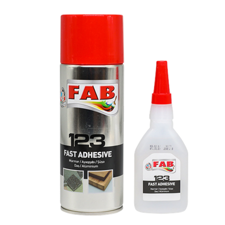 FAB 123 MDF KIT YAPIŞDIRICI B 200 ml + 50 q